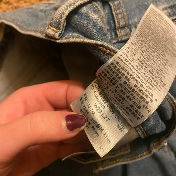 Levi’s mile high cropped wide leg Jean - Picture 4 of 4